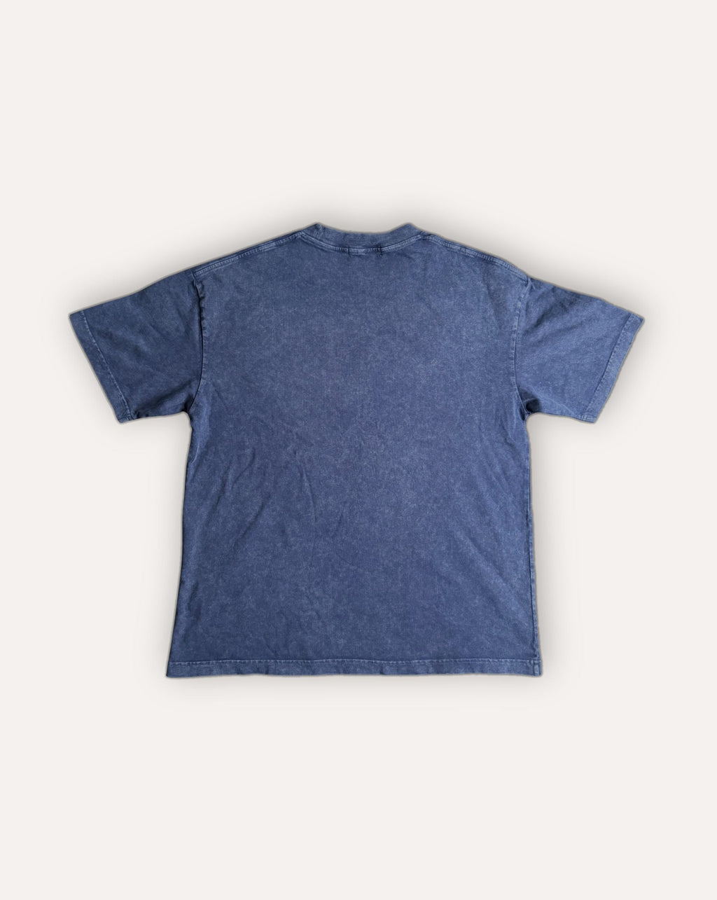 Royal Blue the1different snow-wash tee, back