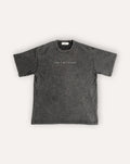 Black the1different snow-wash tee, front