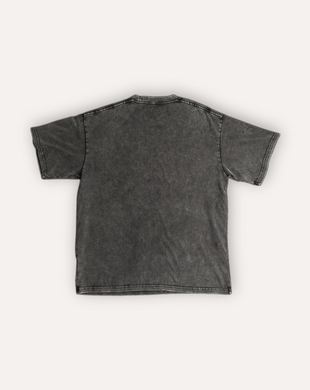 Black the1different snow-wash tee, back
